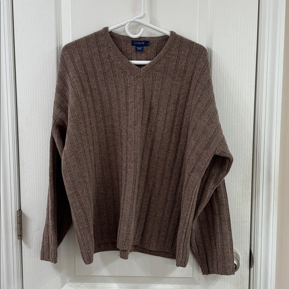 J. Crew Sweaters - J Crew Women’s Sweater 100% Lambswool XL Taupe